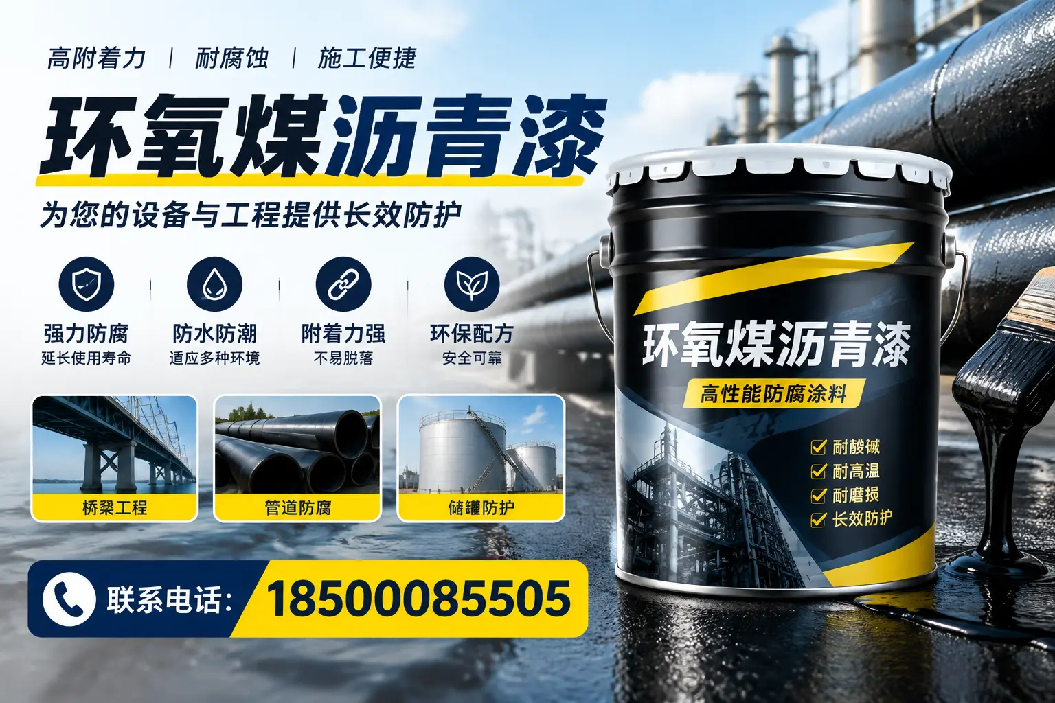环氧煤沥青漆与其他涂料的对比分析，助力赤峰企业决策